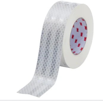 3M Fluorescent Yellow/Green or White Reflective Tape 50mm × 15m - SunSafe Australia
