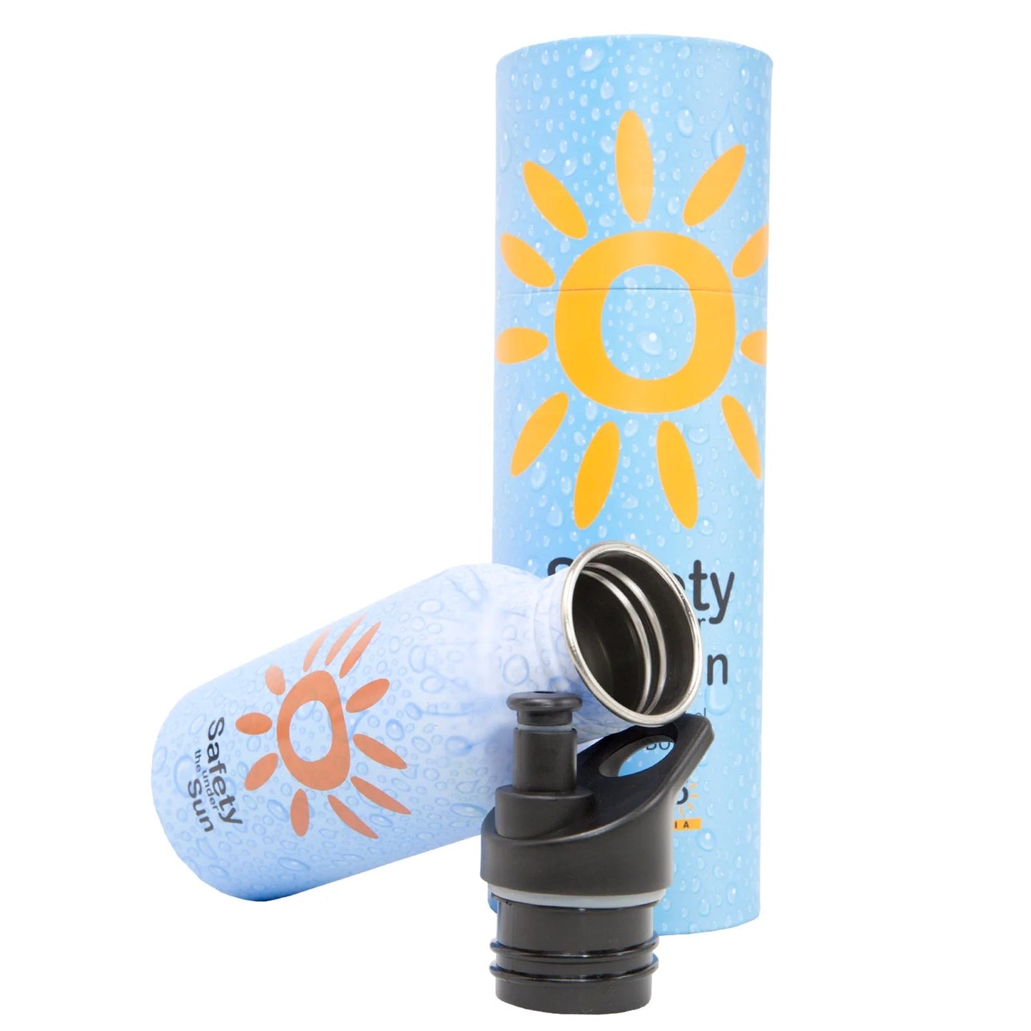 UVeto 500ml Blue Stainless Steel Drink Bottle