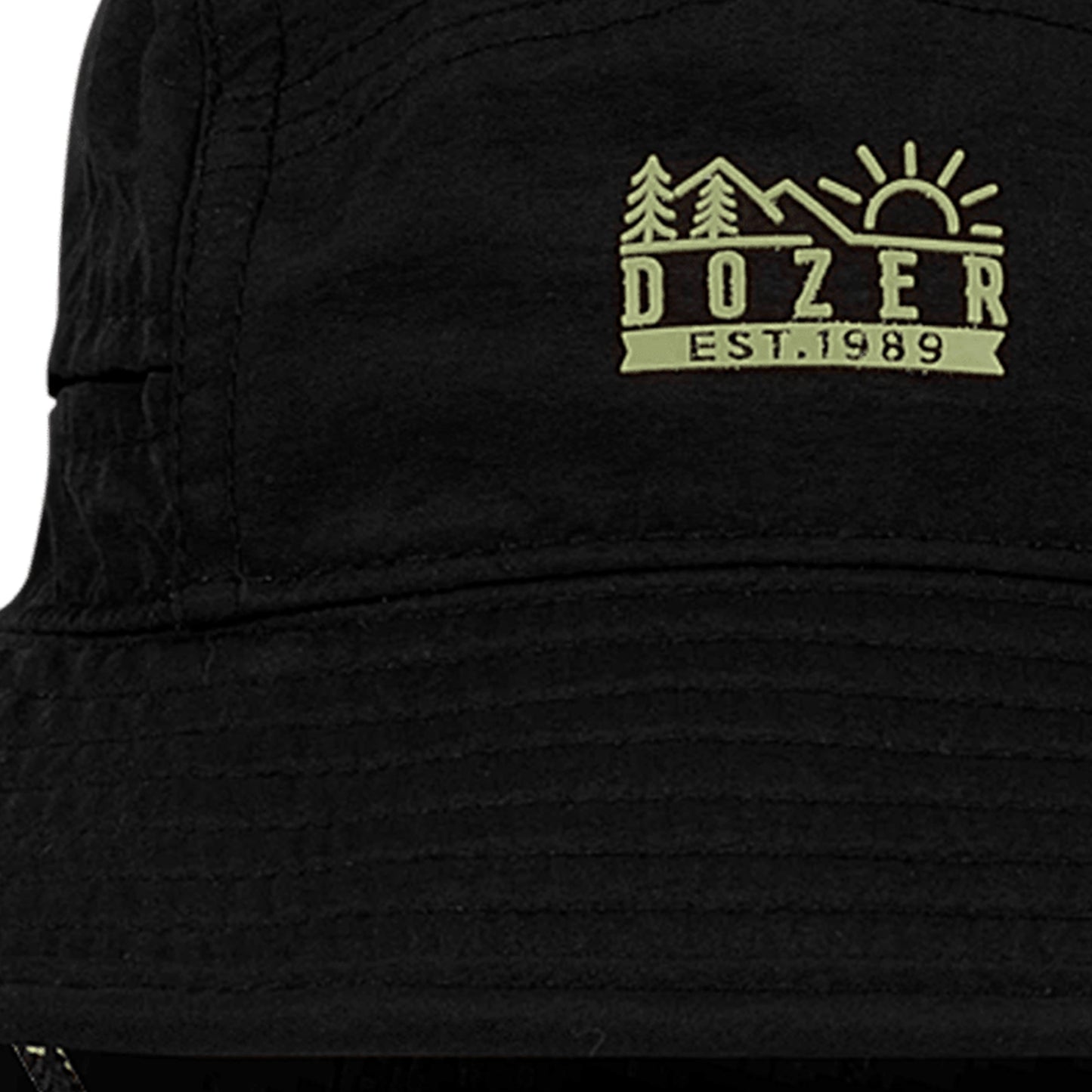 Boys Dozer Barney Bucket Hat with Flap UPF 50+