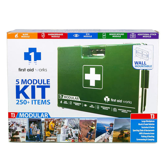 Module Hard Case Wall Mountable Toolbox Modular Tier 3 First Aid Kit