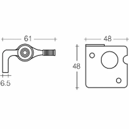 Red Battery Isolator Lever Lockout with Hasp Hole ACOT500 SunSafe Australia