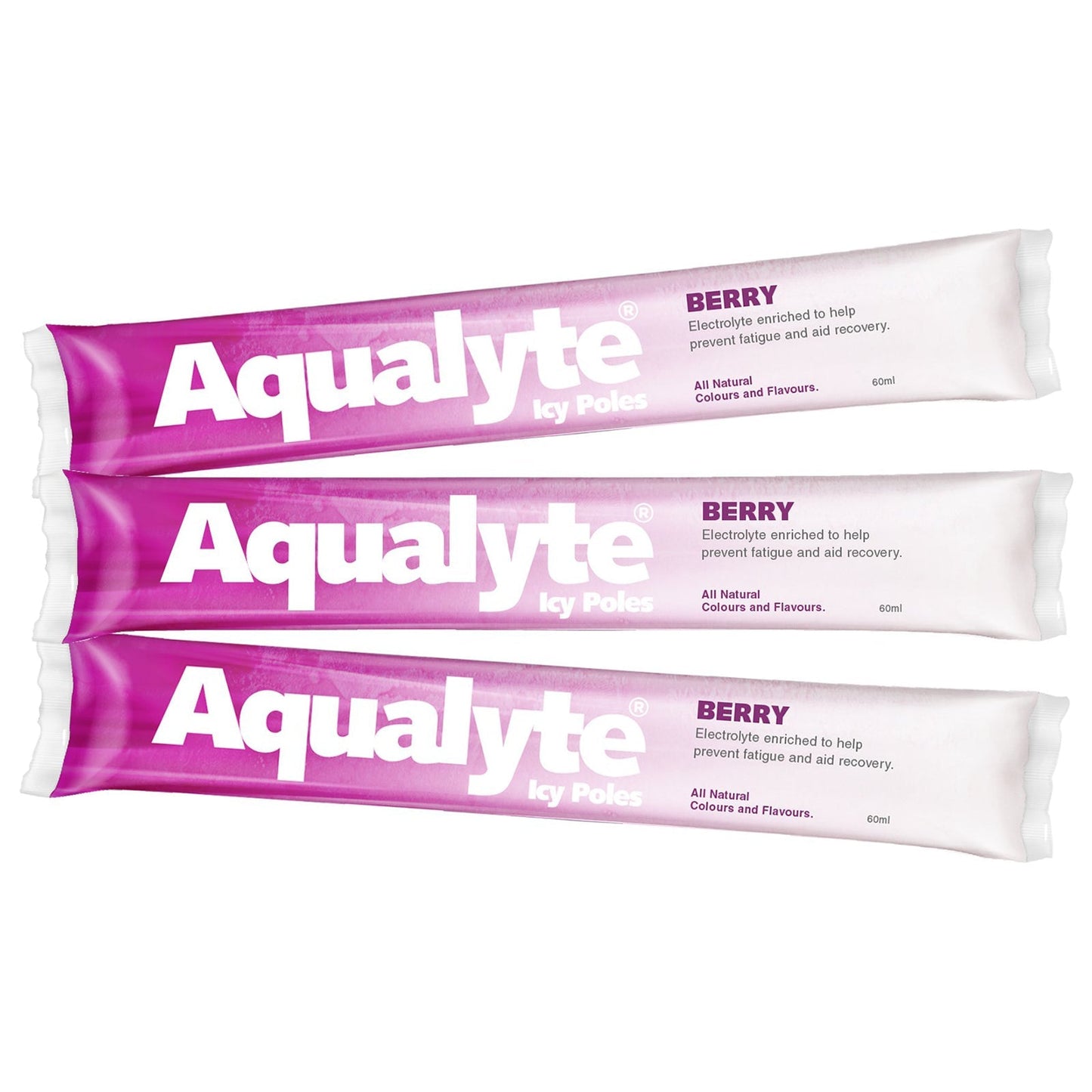Aqualyte Berry Flavour Electrolyte Icy Pole - Box of 50 - SunSafe Australia