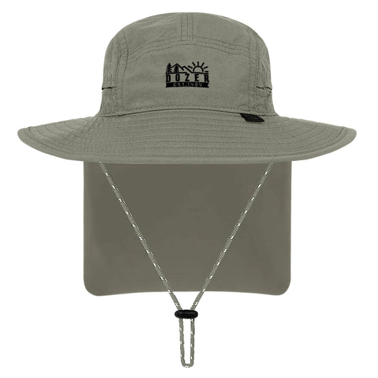 Boys Dozer Barney Bucket Hat with Flap UPF 50+ - SunSafe Australia