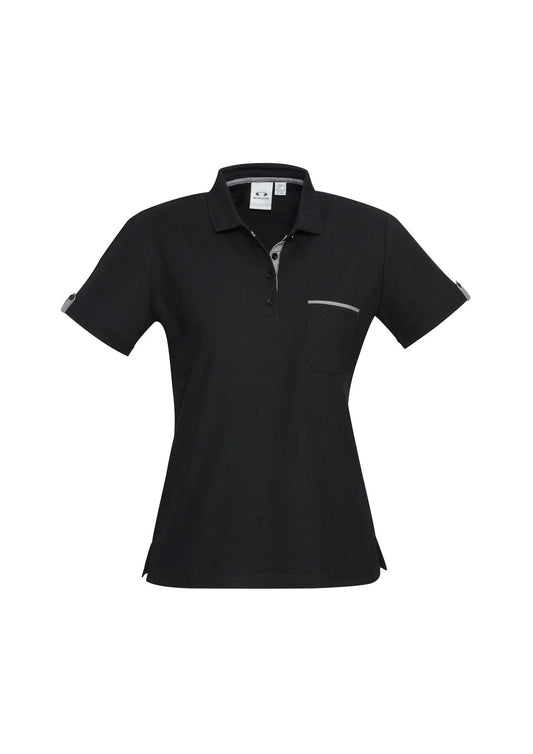 Biz Collection Ladies Edge Polo UPF 50+