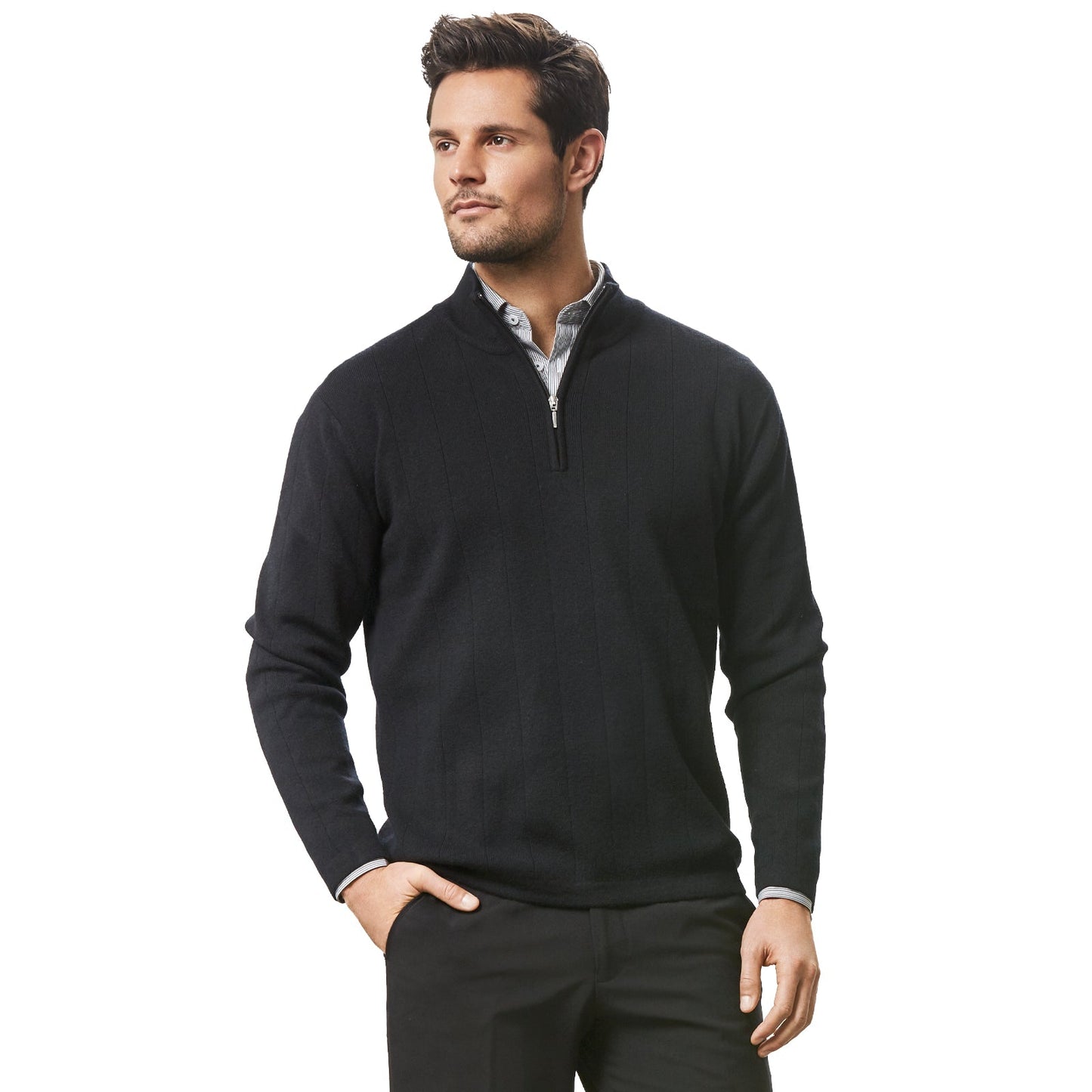 Men's 80/20 Wool - Rich Merino Pullover - SunSafe Australia