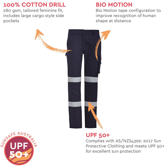 Men's Lightweight Drill Cargo Pant ZP505 - SunSafe Australia