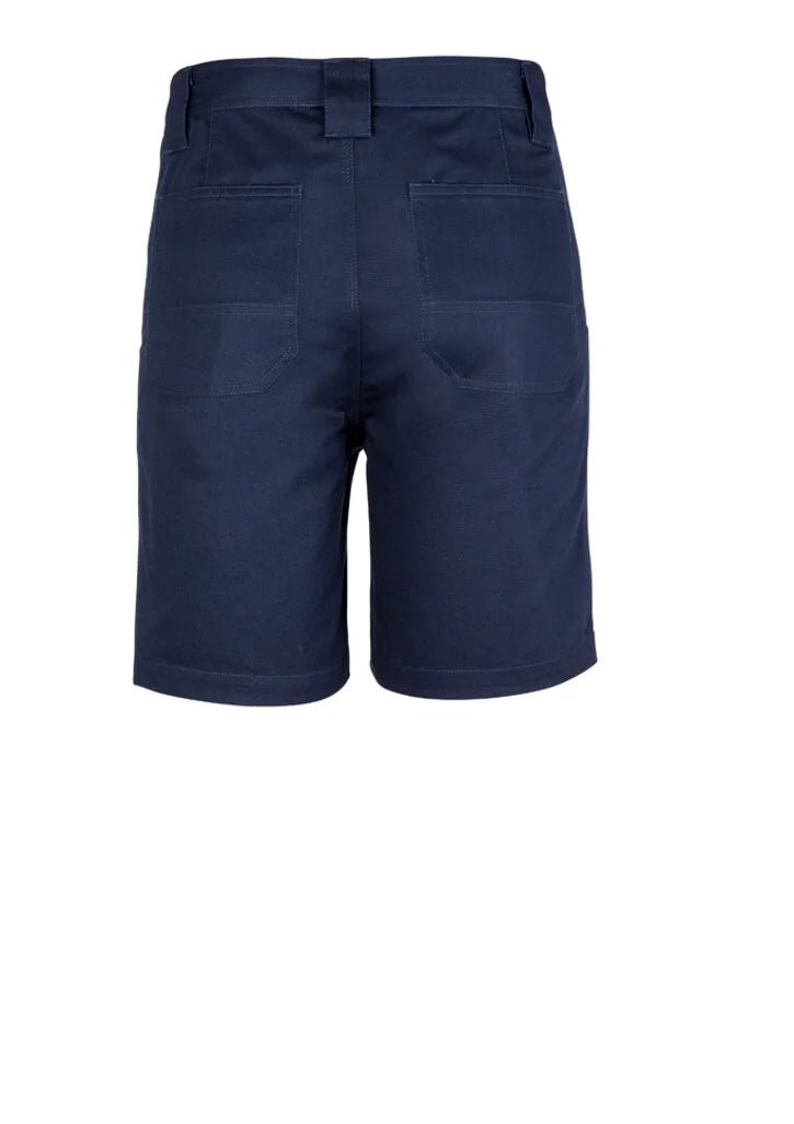 Syzmik Men's Plain Utility Short ZW011 in Black
