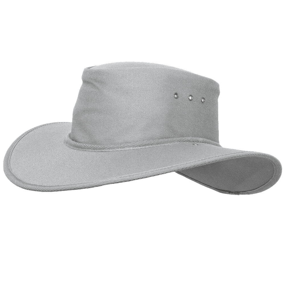 Newcastle Hats Nullarbor Hat Standard UPF 50+ Silver Grey Medium (56 - 57cm) - SunSafe Australia