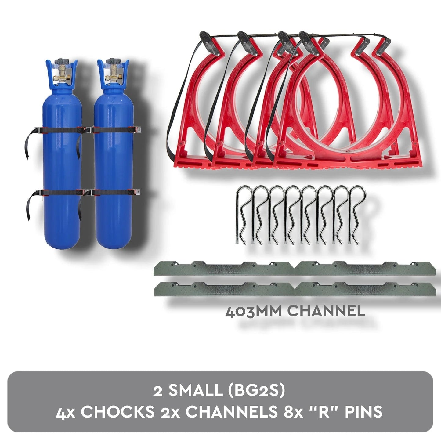 BOTTLECHOCK Small Gas Cylinder Restraint Holder