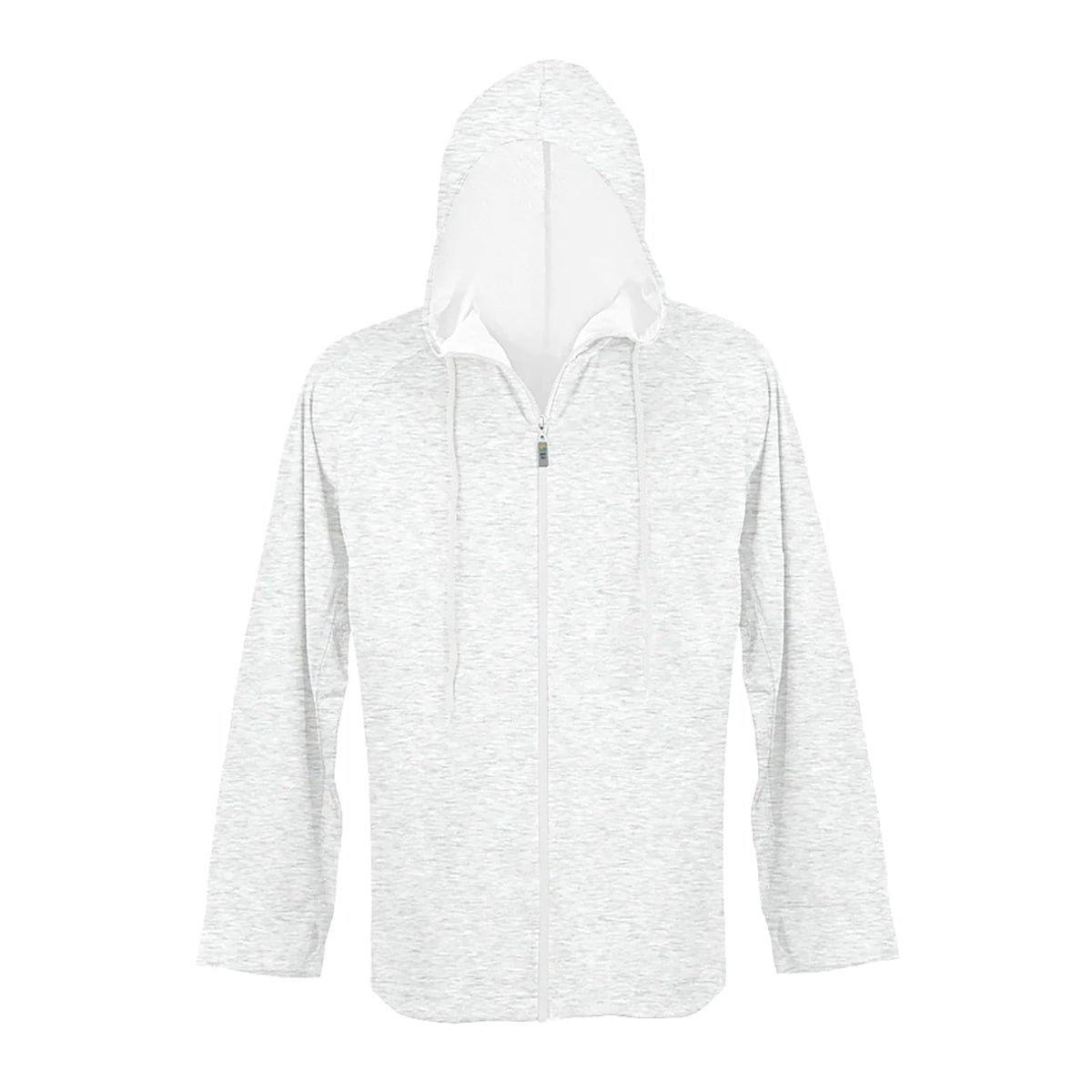 UPF 50+ Unisex Full Zip Hoodie in Mottled Marine