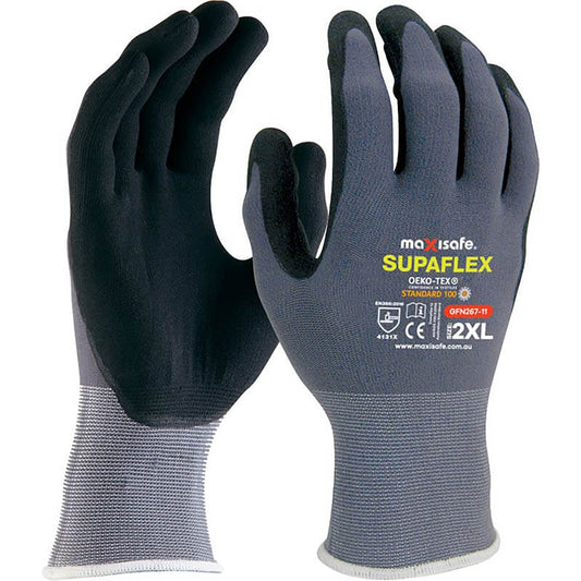 Maxisafe Supaflex GFN267 Glove Micro-Foam Coating