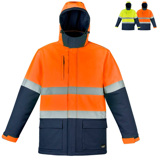 Unisex High Visibility Antarctic Softshell Taped Jacket ZJ553 - SunSafe Australia