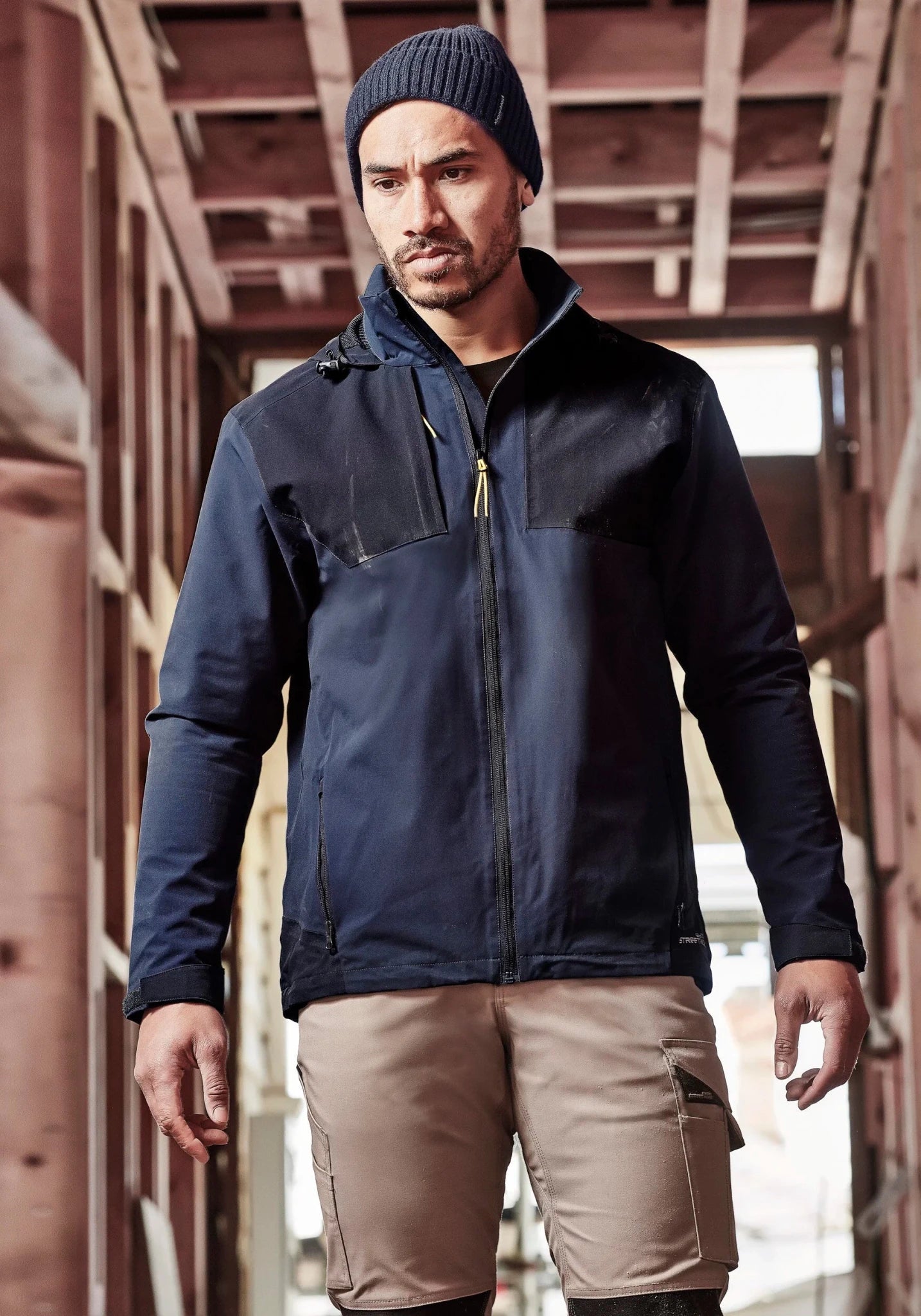 UNISEX STREETWORX STRETCH WATERPROOF JACKET ZJ310 - SunSafe Australia