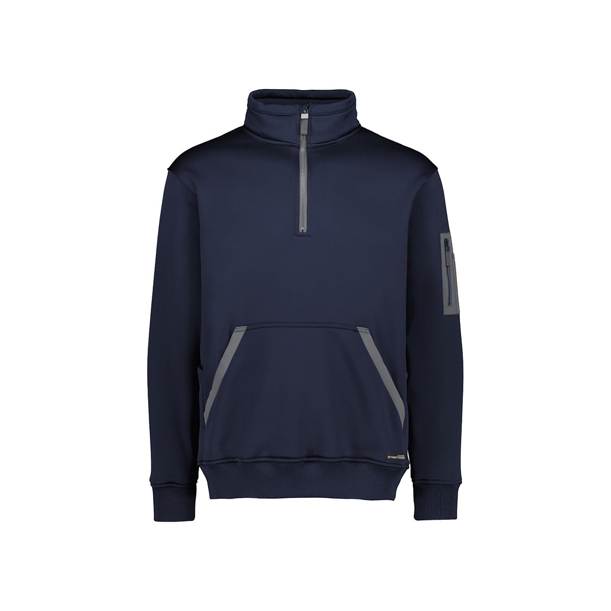 Unisex Streetworx Water Resistant 1/4 Zip Pullover Fleece in Navy