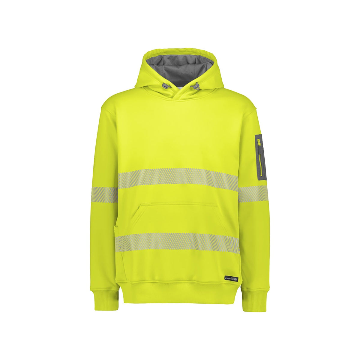 Syzmik Unisex Streetworx Water Resistant Fleece Hoodie in Yellow