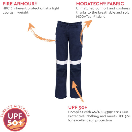 Women's Cargo HRC2 Taped Pant ZP522 - SunSafe Australia
