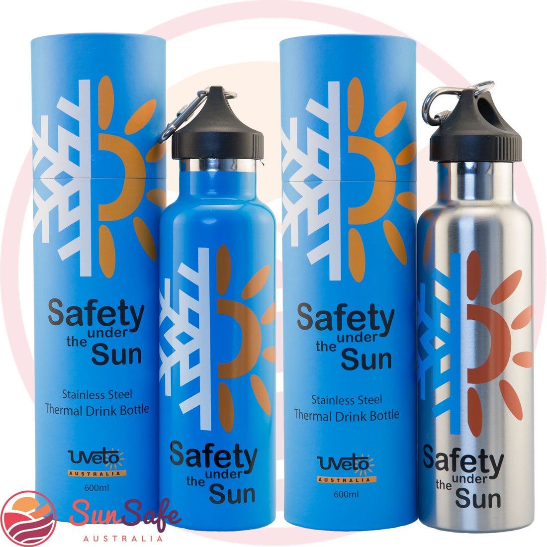 600ml Thermal Drink Bottle - SunSafe Australia