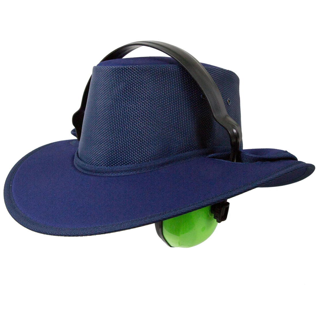 Australian Made Earmuff Compatible Hat with Optional Flap - SunSafe Australia