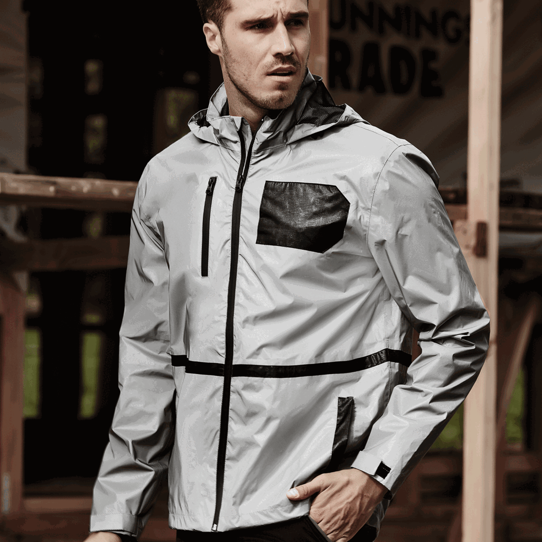 Fully Reflective ZJ380 Waterproof Jacket by Streetworx