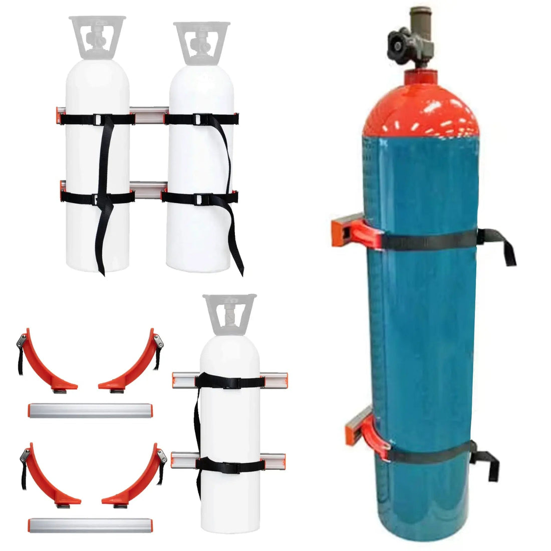 How do you secure a gas bottle to a wall? - Anchor Gas Cylinder Restraints - SunSafe Australia