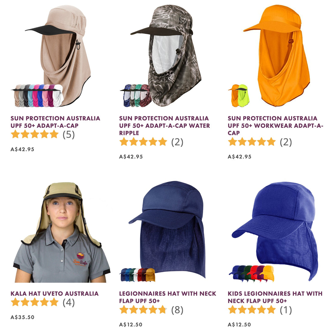 Legionnaires Hats in Australia UPF 50+ Sun Protection - SunSafe Australia