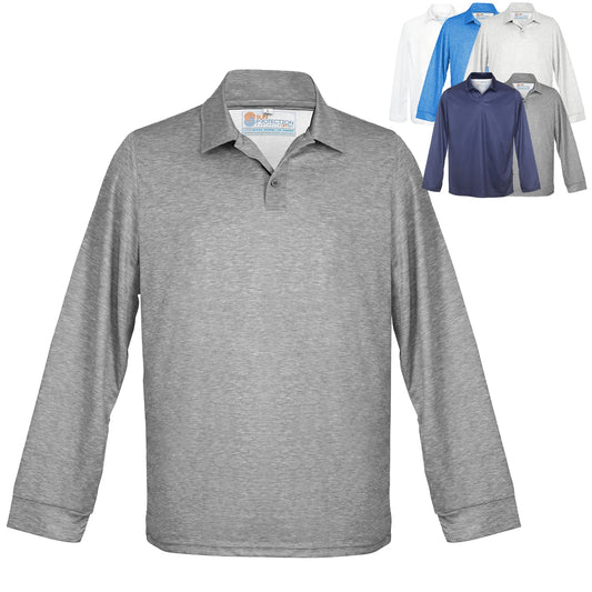 Men's Sun Safe UPF 50+ Classic Polo - Sun Protection Australia - SunSafe Australia