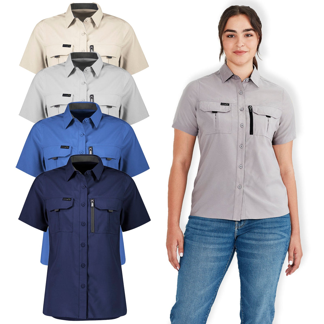New Product - Women's Outdoor Short Sleeve Shirt | 4 Colours! - SunSafe Australia