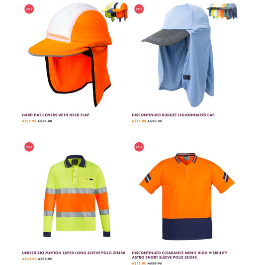 Update to Our Discontinued Clearance Page - HUGE SAVINGS! - SunSafe Australia