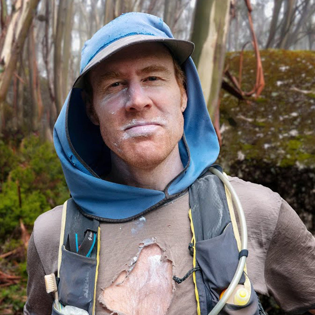 What Hat does Beau Miles Wear? Sun Protection Australia Adapt-A-Cap UPF 50+ - SunSafe Australia