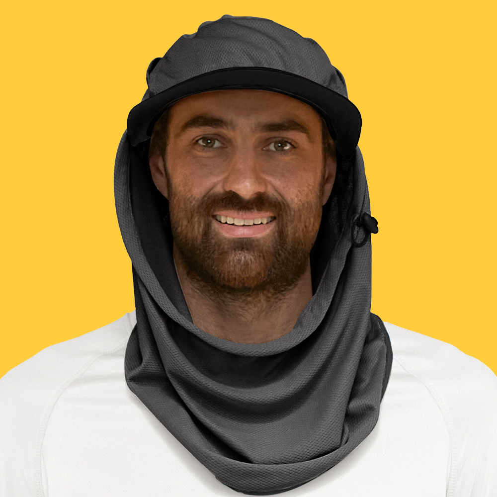 UPF 50+ Full Wrap-a-Round Cap with Neck Flaps from Sun Protection Australia