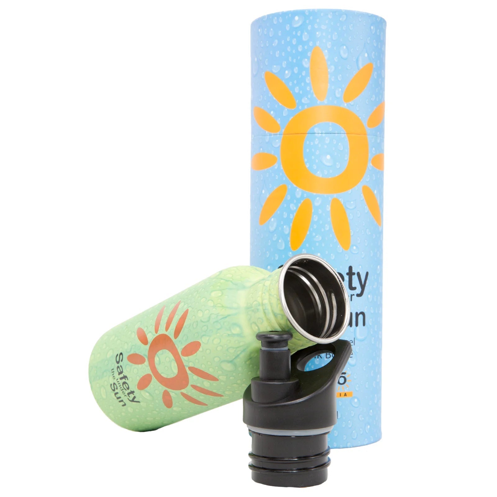UVeto 500ml Green Stainless Steel Drink Bottle