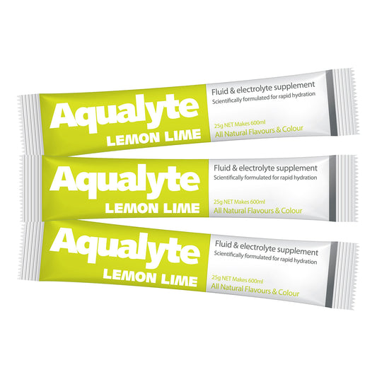 Aqualyte Lemon Lime Flavour Electrolyte Sachets - 25g (Box of 50)