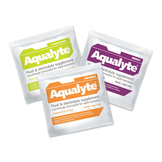 Aqualyte Assorted Flavours Electrolyte Sachets - 80g (Box of 20)