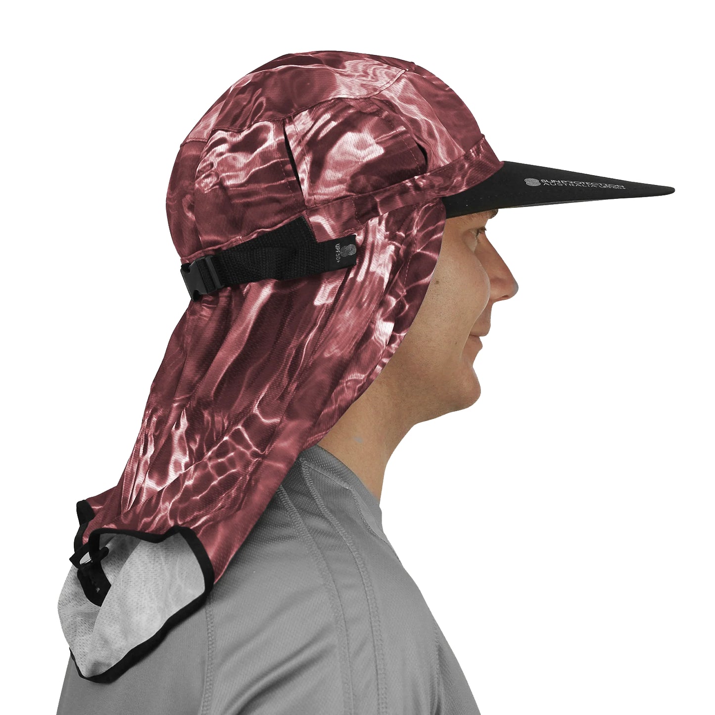 Sun Protection Australia UPF 50+ Adapt-A-Cap Water Ripple