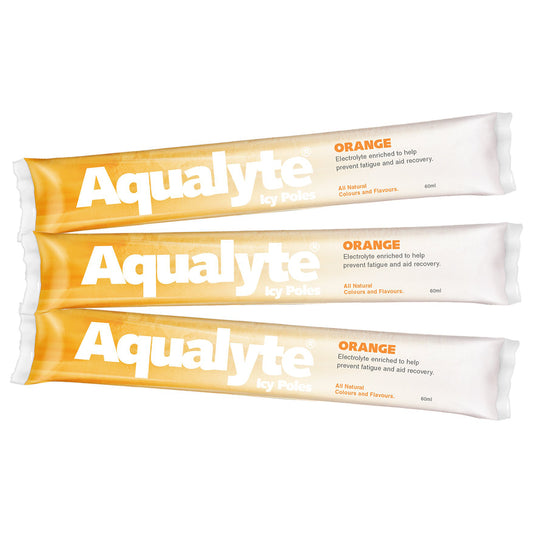 Aqualyte Orange Flavour Electrolyte Icy Pole  - Box of 50