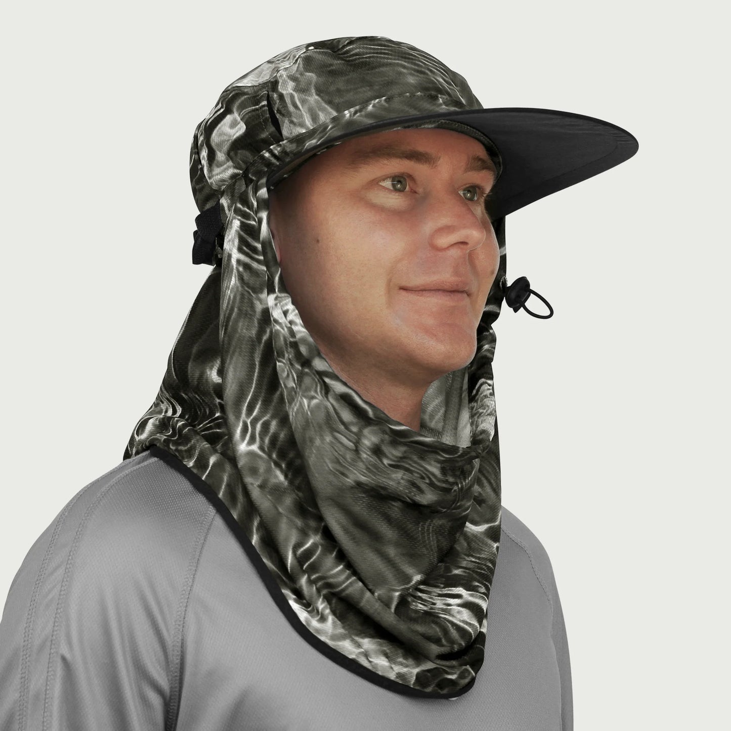 Sun Protection Australia UPF 50+ Adapt-A-Cap Water Ripple