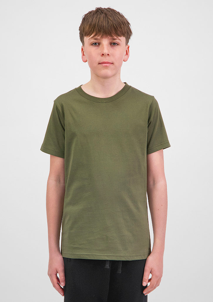 Goodmates Youth Basis Short Sleeve Tee in Army