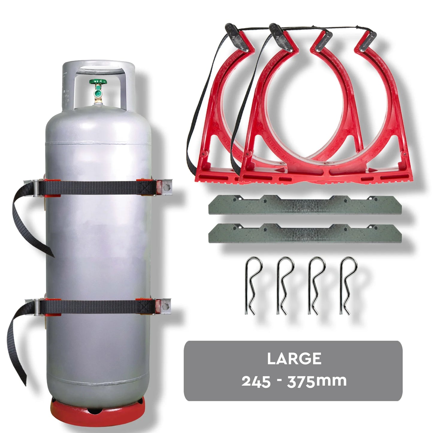 Large Gas Cylinder Restraint Holder BOTTLECHOCK