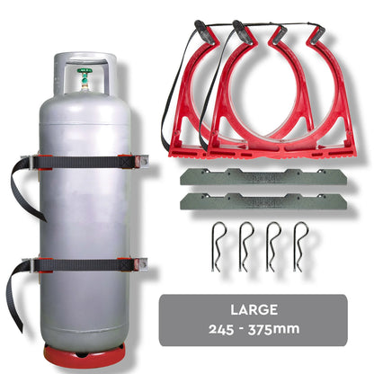 Large Gas Cylinder Restraint Holder BOTTLECHOCK