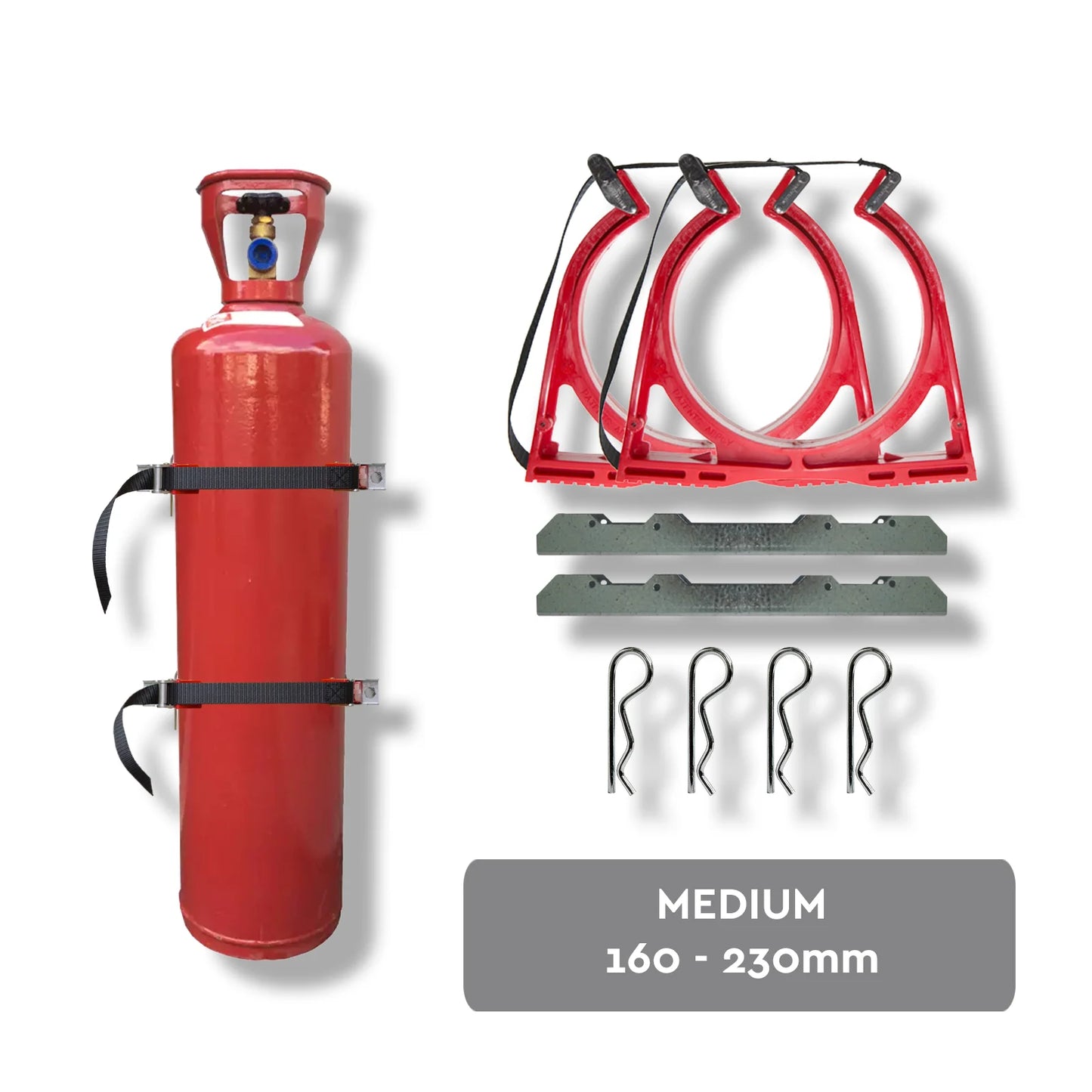 Medium Gas Cylinder Restraint Holder BOTTLECHOCK