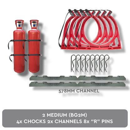Medium Gas Cylinder Restraint Holder BOTTLECHOCK