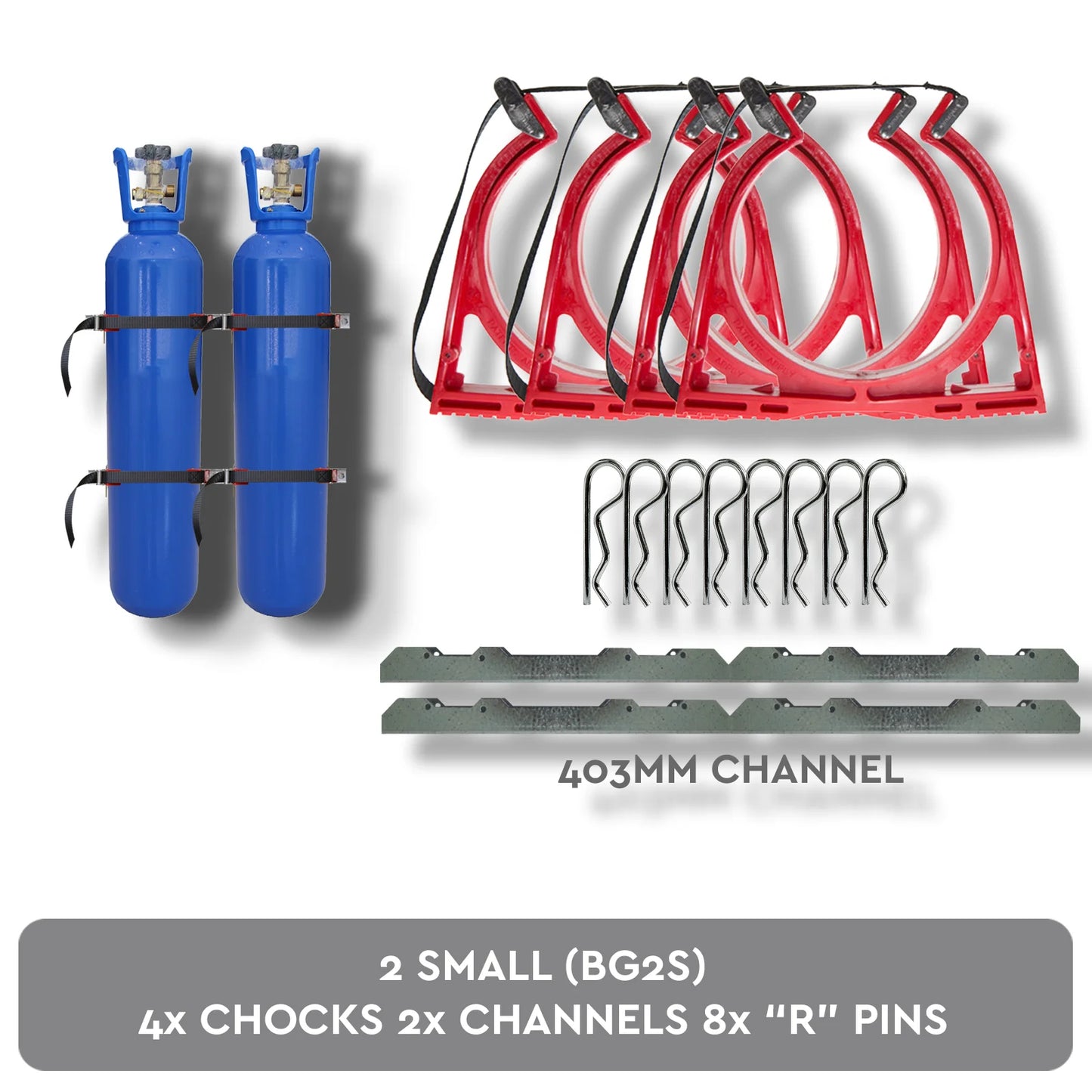 Small Gas Cylinder Restraint Holder BOTTLECHOCK