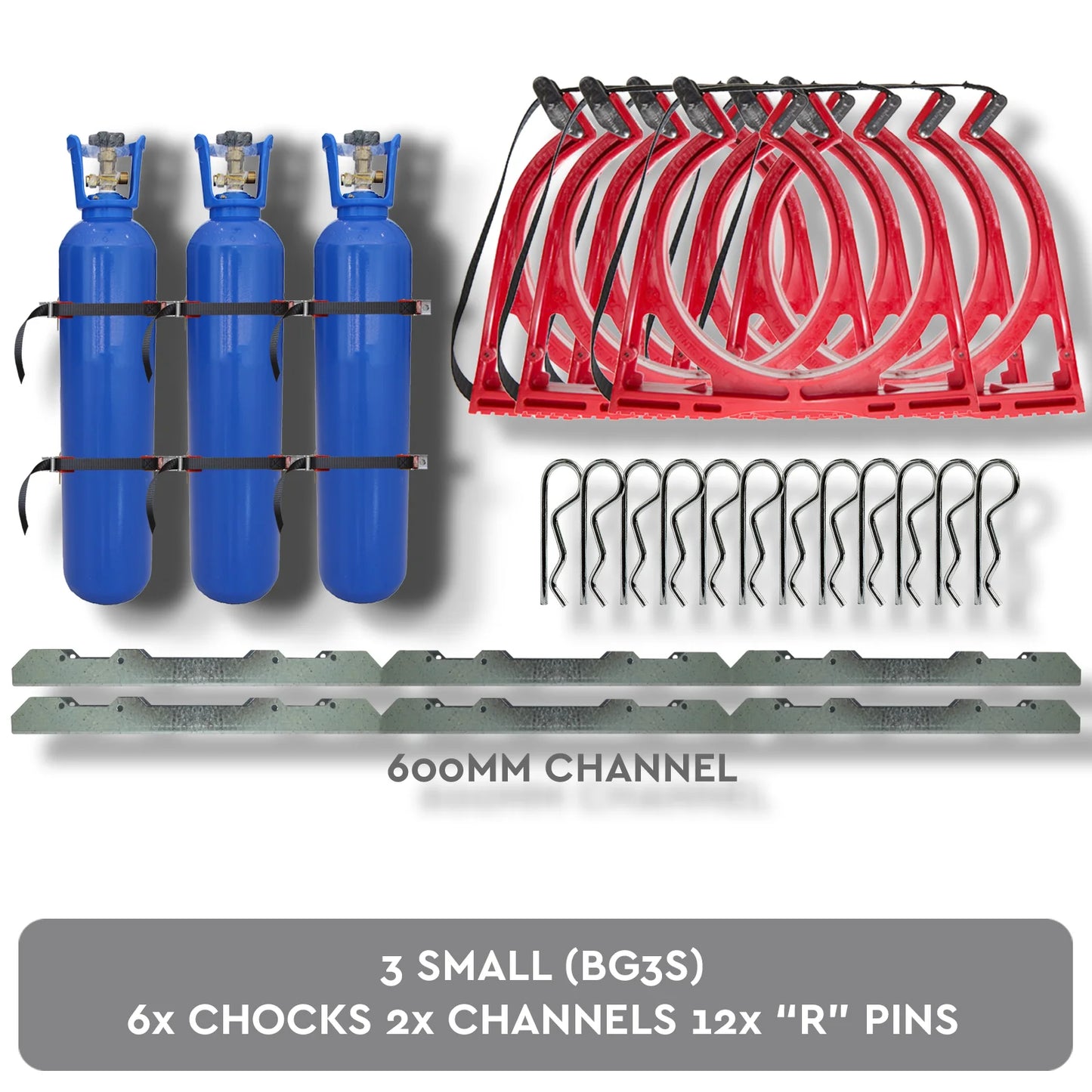 Small Gas Cylinder Restraint Holder BOTTLECHOCK