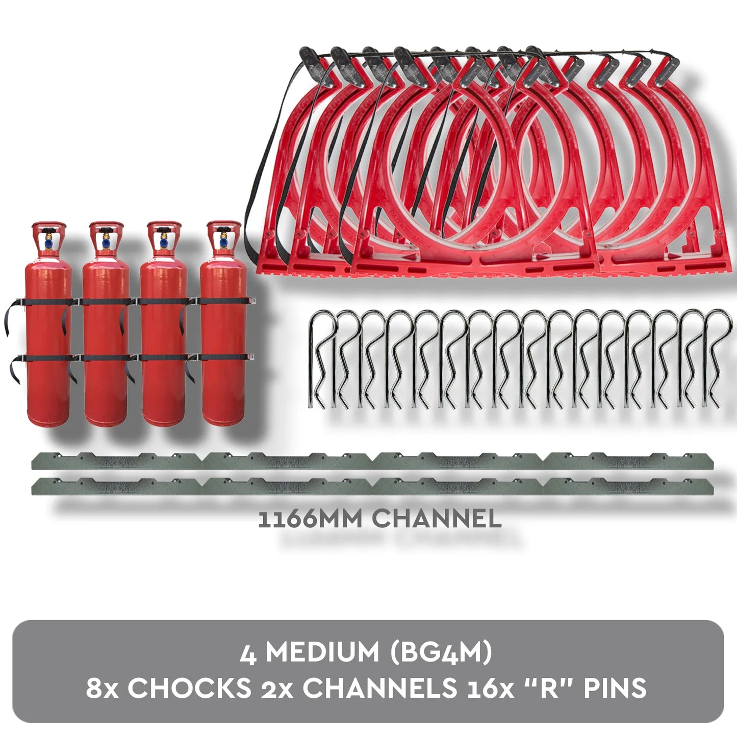 Medium Gas Cylinder Restraint Holder BOTTLECHOCK