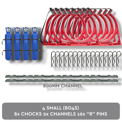 Small Gas Cylinder Restraint Holder BOTTLECHOCK