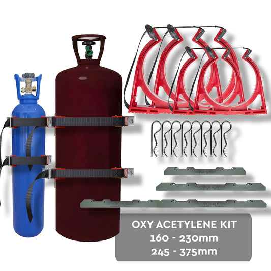 Oxy Acetylene Kit Gas Cylinder Restraint Holder BOTTLECHOCK
