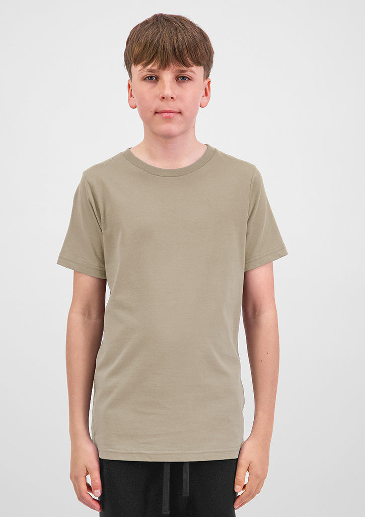 Goodmates Youth Basis Short Sleeve Tee in Biscuit