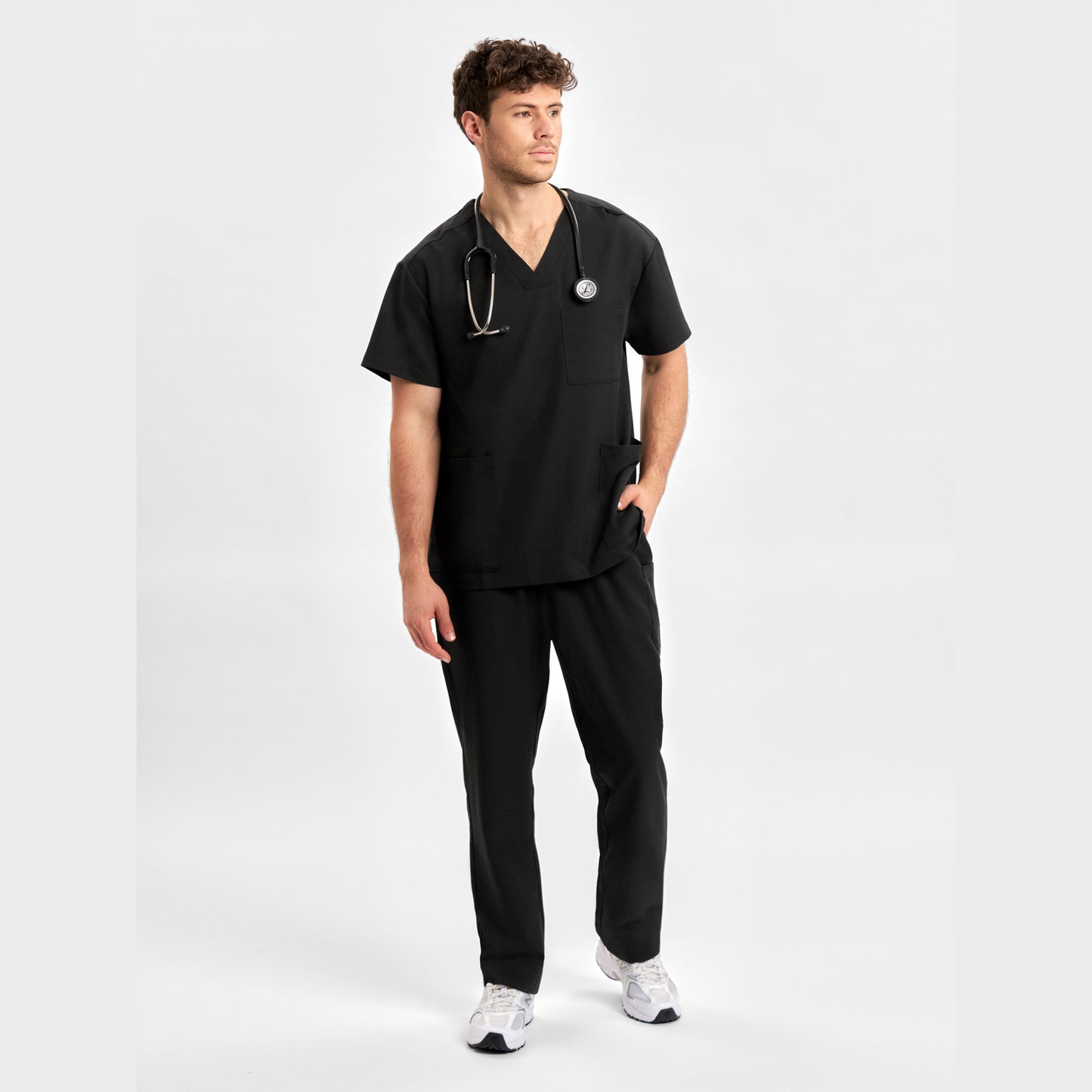 Inaura Pulse Unisex V-Neck Scrub Top