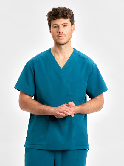 Inaura Pulse Unisex V-Neck Scrub Top