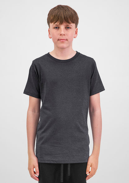 Goodmates Youth Basis Short Sleeve Tee in Charcoal